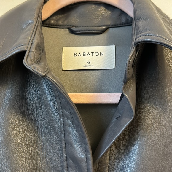 Babaton Oversized Button Down Shirt Size XS in gray - Picture 2 of 7